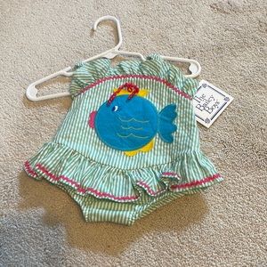 The Bailey Boys fish swimsuit